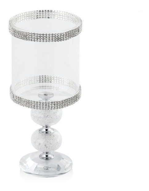 Svijećnjak KYRIE (21 cm) (srebrna)