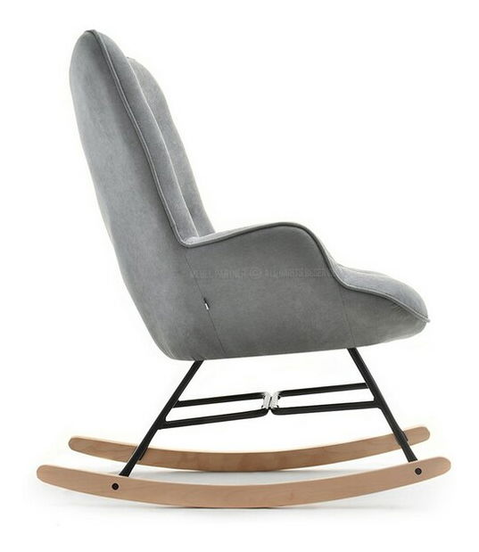 Kreslo Sibyla (sivá + čierna)