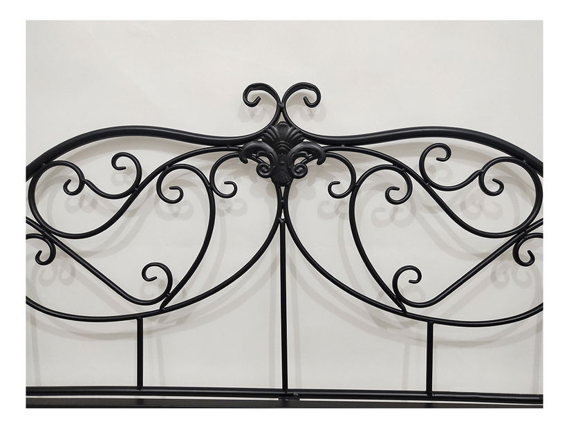 Záhradná lavička Entalia (čierna) *bazár