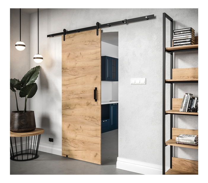 Klizna vrata 90 cm Lorriane I (craft zlatni)