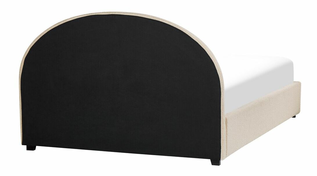 Pat matrimonial 180 cm Verena (bej) (cu somieră și sp. depozitare)