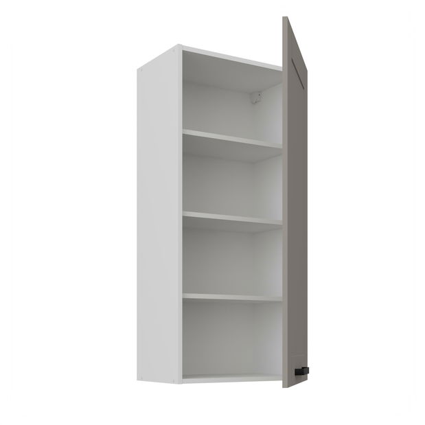 Horná kuchynská skrinka Lucid 50 G-108 1F (korpus: biela + front: mdf claygrey)