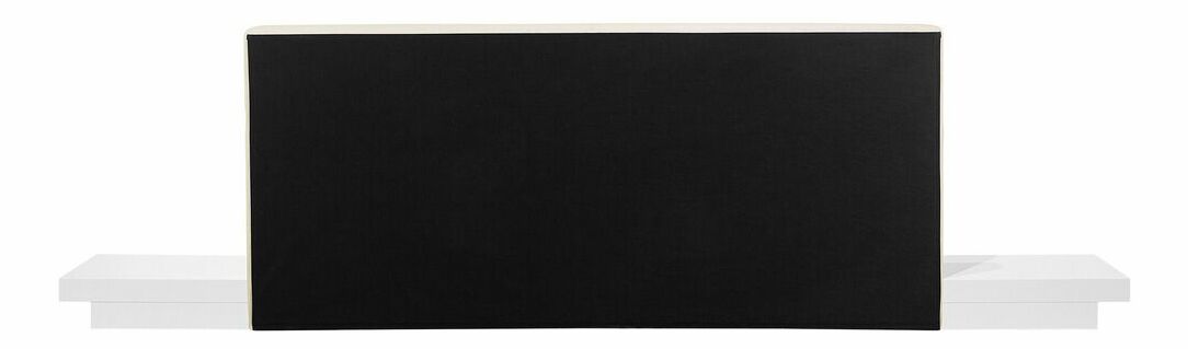 Bračni krevet 160 cm ZEPHYRE (s podnicom) (bijela)