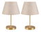 Set stolnih lampi (2 kom.) Astalasso 1 (krem + zlatna)