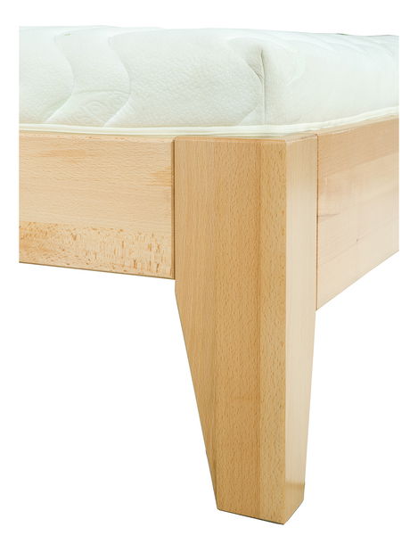 Manželská posteľ 160 cm LK 189 (buk prírodný) (bez roštu a matraca)