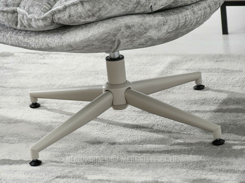 Fotel Jaspier (szürke + krém)