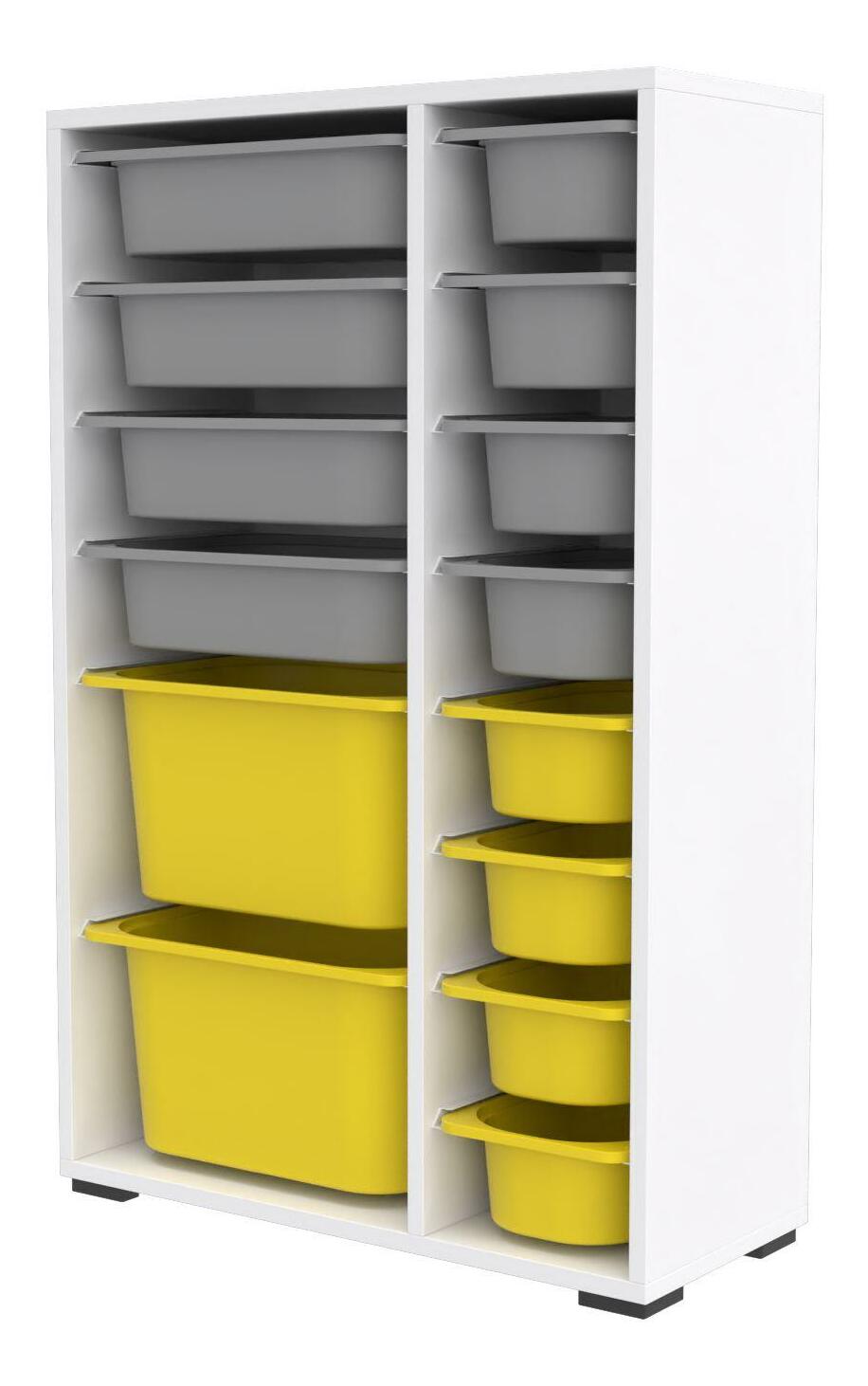 Játékrendszerező Dremonka 7 (fehér + szürke + sárga)