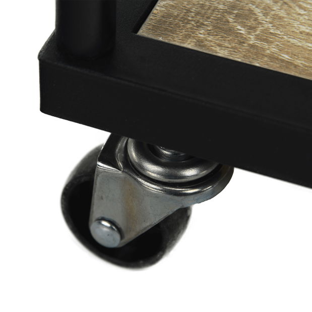 Cărucior servire Parran (stejar + negru)