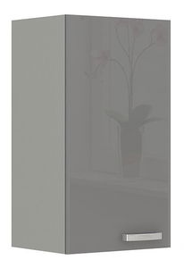 Gornji kuhinjski ormarić Milo 40 G-72 F (siva + sivi sjaj)