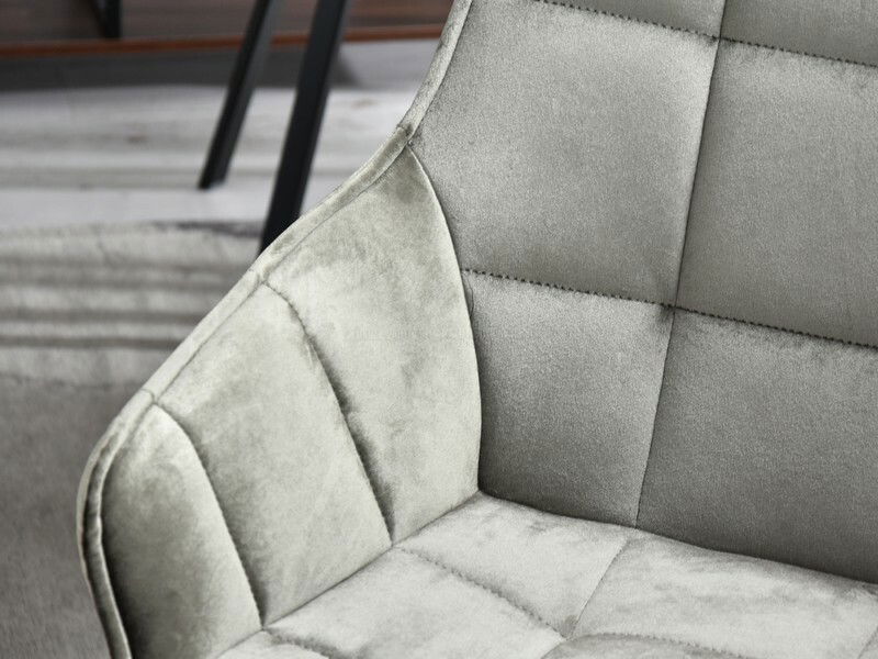 Stolica Aranbura (siva metalická + crna)