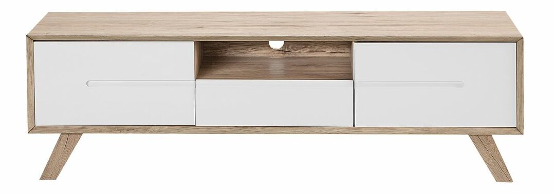 TV stolík/skrinka Flamor (biela)