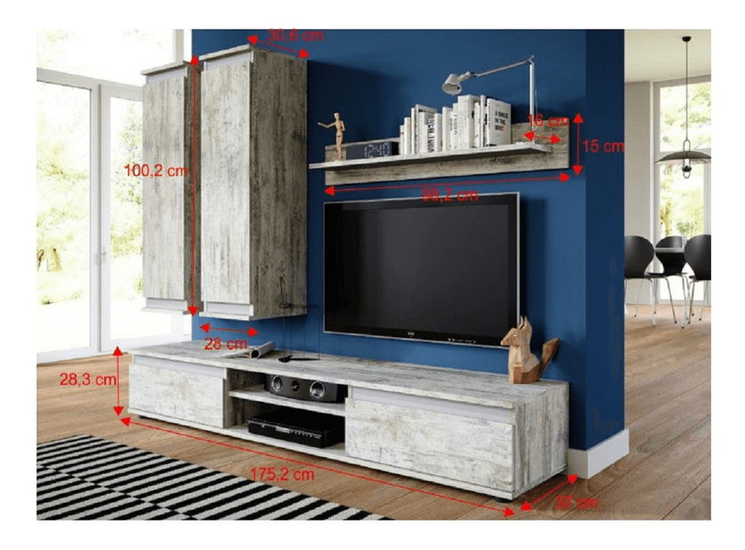 Nappali bútor Regia (borovi fenyő canyon)