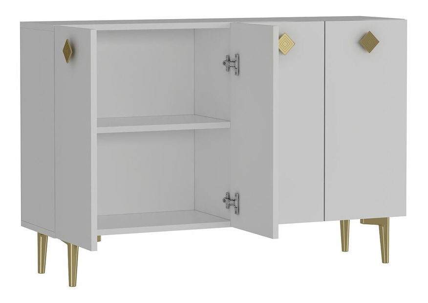 Skrinka Morana (biela + zlatá)