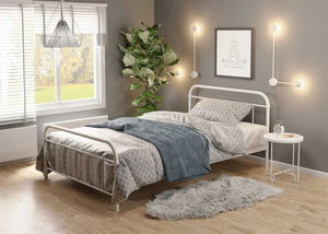 Egyszemélyes ágy 90 cm Lashell 90 (matrac nélkül) (fehér)