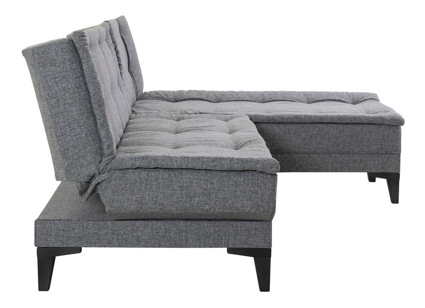 Rohová sedačka Santic (tmavosivá)