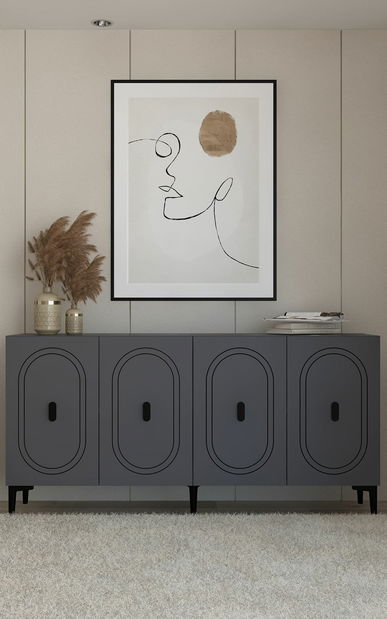 Skrinka Wendy (antracit)