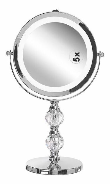 Makeup zrkadlo ø 18 cm Clier (strieborná)