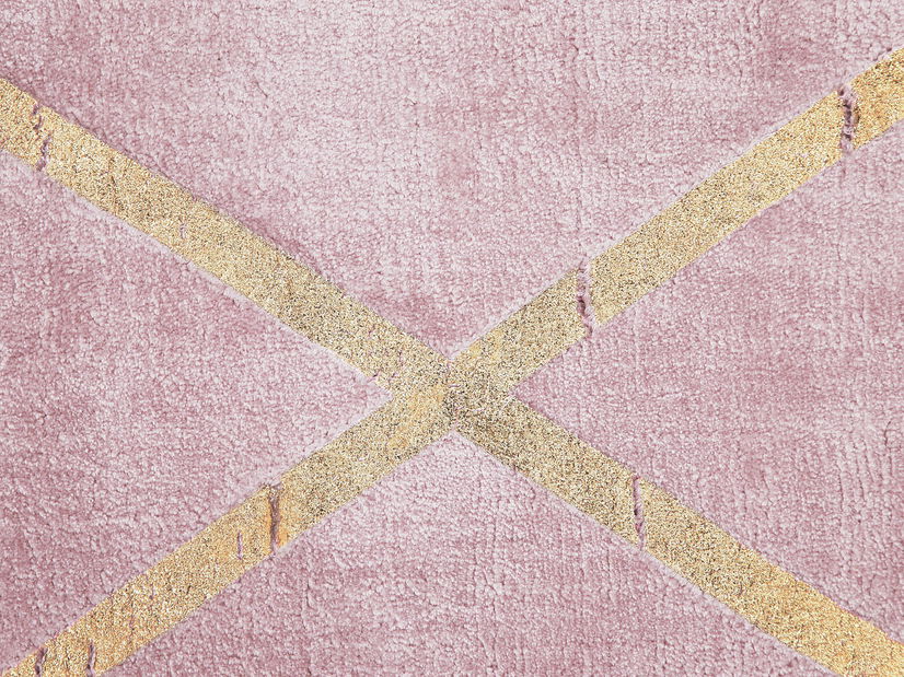 Covor 160x230 cm ATEKO (stofă) (roz)