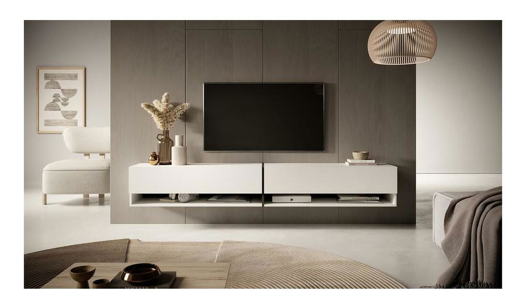 Masă TV Myrtha 200 (alb)