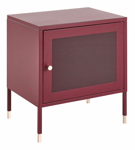 Nočný stolík Ossza (červená)