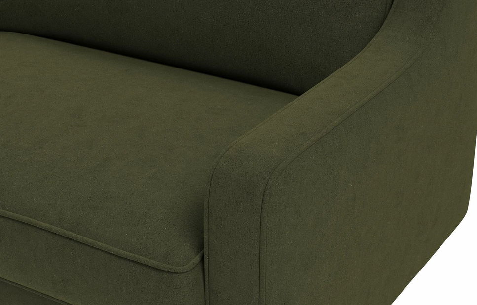 Pohovka dvojsedačka Robia 2 (petrolejová + orech)