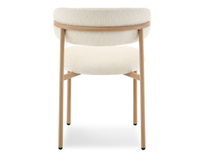 Jedálenská stolička Iraquies (krémová + dub)