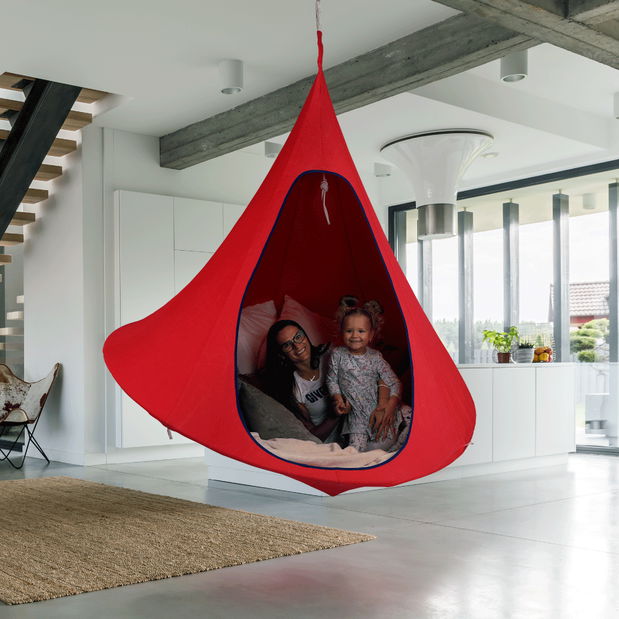 Viseća fotelja Klarina (crvena) (srednja)