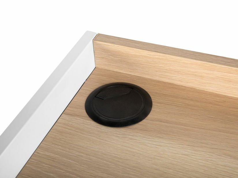 Písací stôl Quantina (biela)