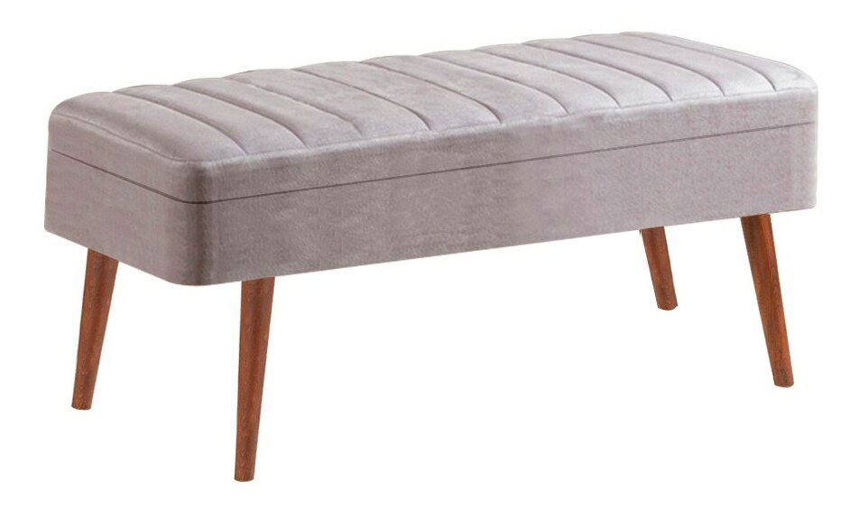 Lavica Vlasta 4 (orech + sivá) (s úl. priestorom)