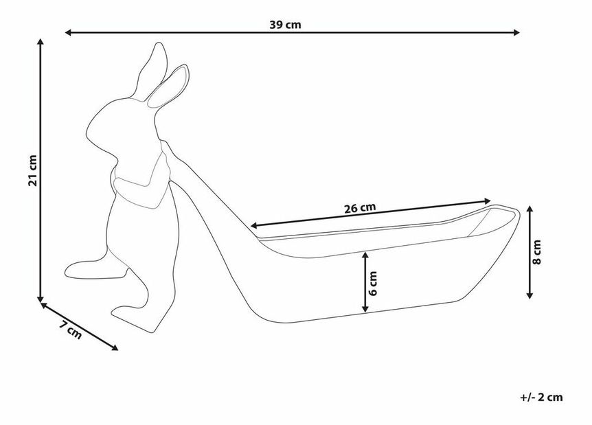 Dekoratívna figúrka Prir (zlatá)
