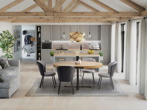 Rozkladací jedálenský stôl 120-160 cm Markus (dub zlatý + čierna) (pre 4 6 osôb)