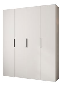 Ruhásszekrény 200 cm Carmela 40-4 (fehér + fekete)
