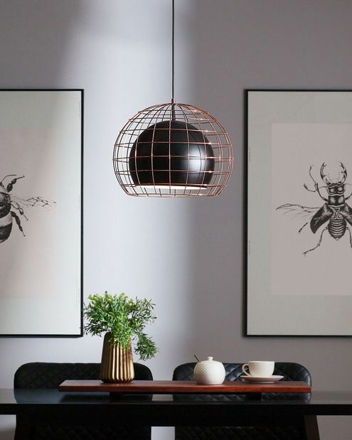 Závesná lampa Lira (čierna)