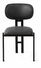 Jedálenská stolička Muriana 1 (antracit + čierna)