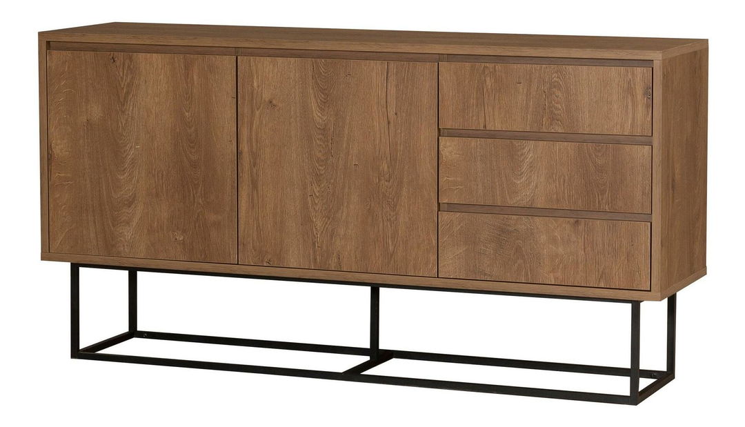 Set za dnevni boravak Laxi 17 (orah + crna)