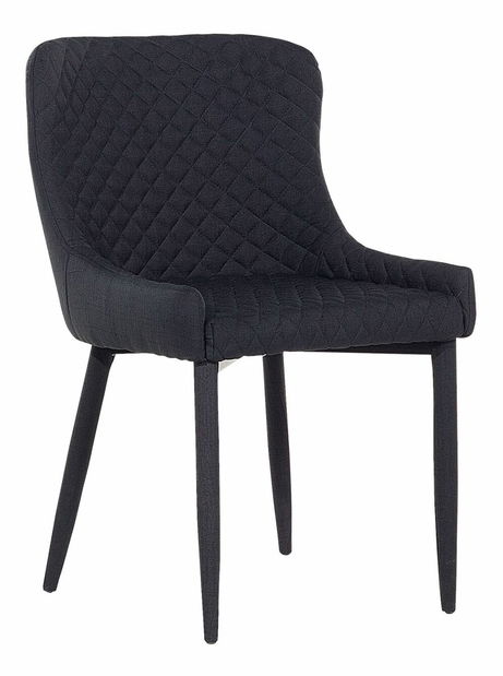 Étkezőszék SOHO (szövet) (fekete)