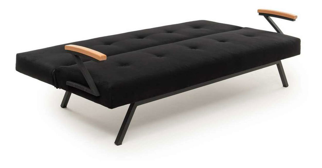 Rozkladacia pohovka Zvia (čierna)