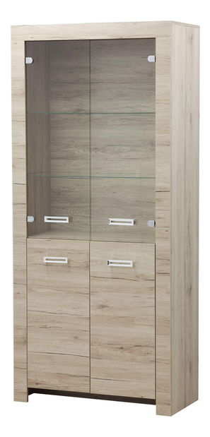 Vitrines szekrény GK Attak 04 2D (San Remo)