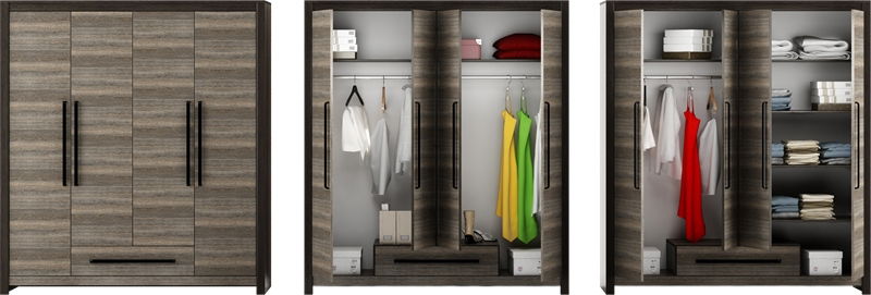 Šatníková skriňa Denver DN-19