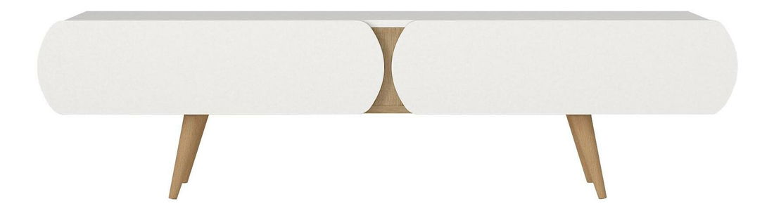 TV stolík/skrinka Eleonor 150 (dub biely)