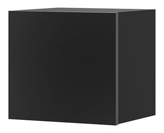 Dulap suspendat Calabria KWADRAT (Negru mat + Negru lucios)