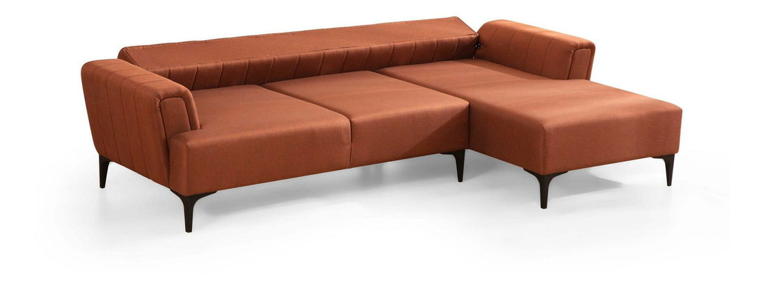 Colțar Hamletta (D) (cărămiziu + negru)