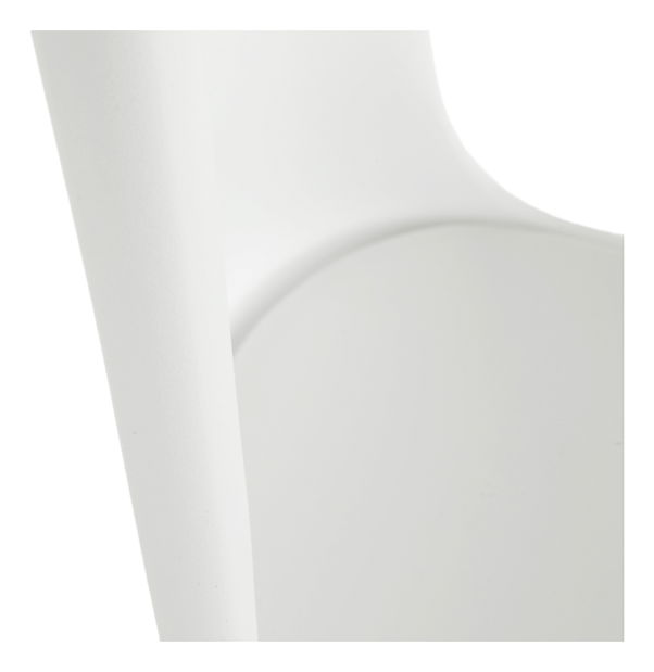 Scaun de sufragerie Samim (alb + fag)