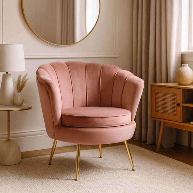 Fotelja Acuerdo (ružičasta)