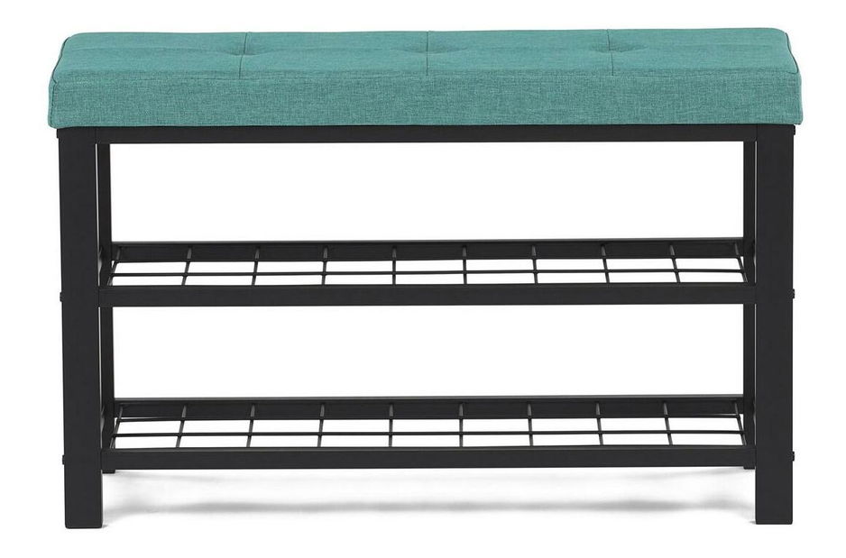 Ormarić za obuću Atentos (crna + zelena)