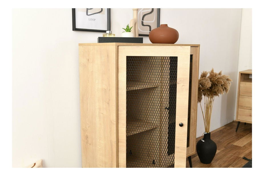 Dulap Masilu 1 (stejar + negru)