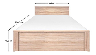 Manželská posteľ 160  cm Topta Typ 45 160 (dub sonoma)