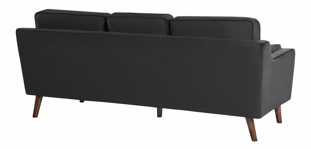 Canapea 3 locuri Lulea (negru) 