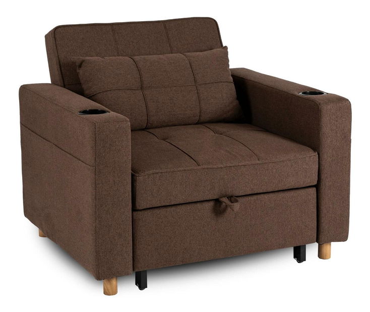 Széthúzható fotel Suspendida (barna) 