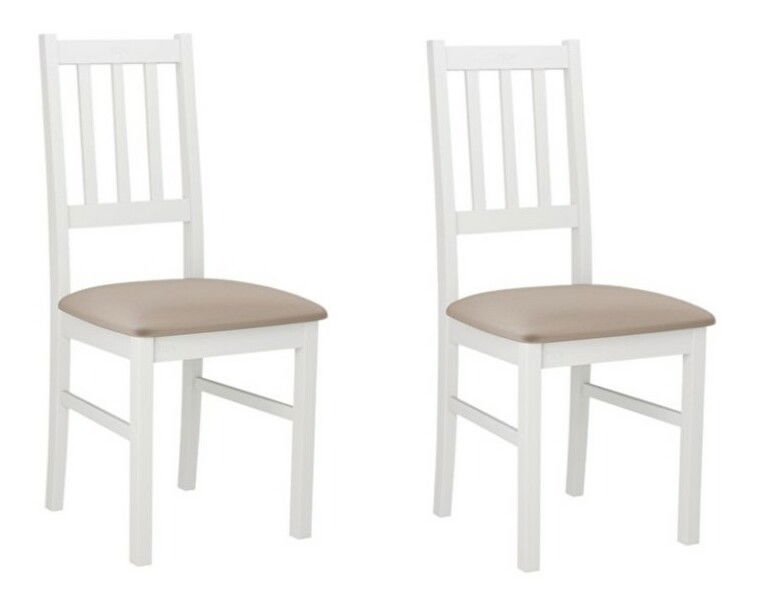 Set 2 ks. jedálenských stoličiek Daria IV (biela + Paros 2) *bazár